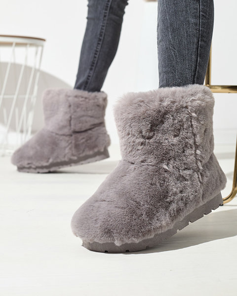 Жіночі снігоступи сірого кольору Ottola- Взуття